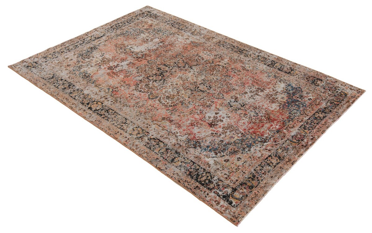 Tapis persan vintage noué à la main 168 x 116 cm - fin