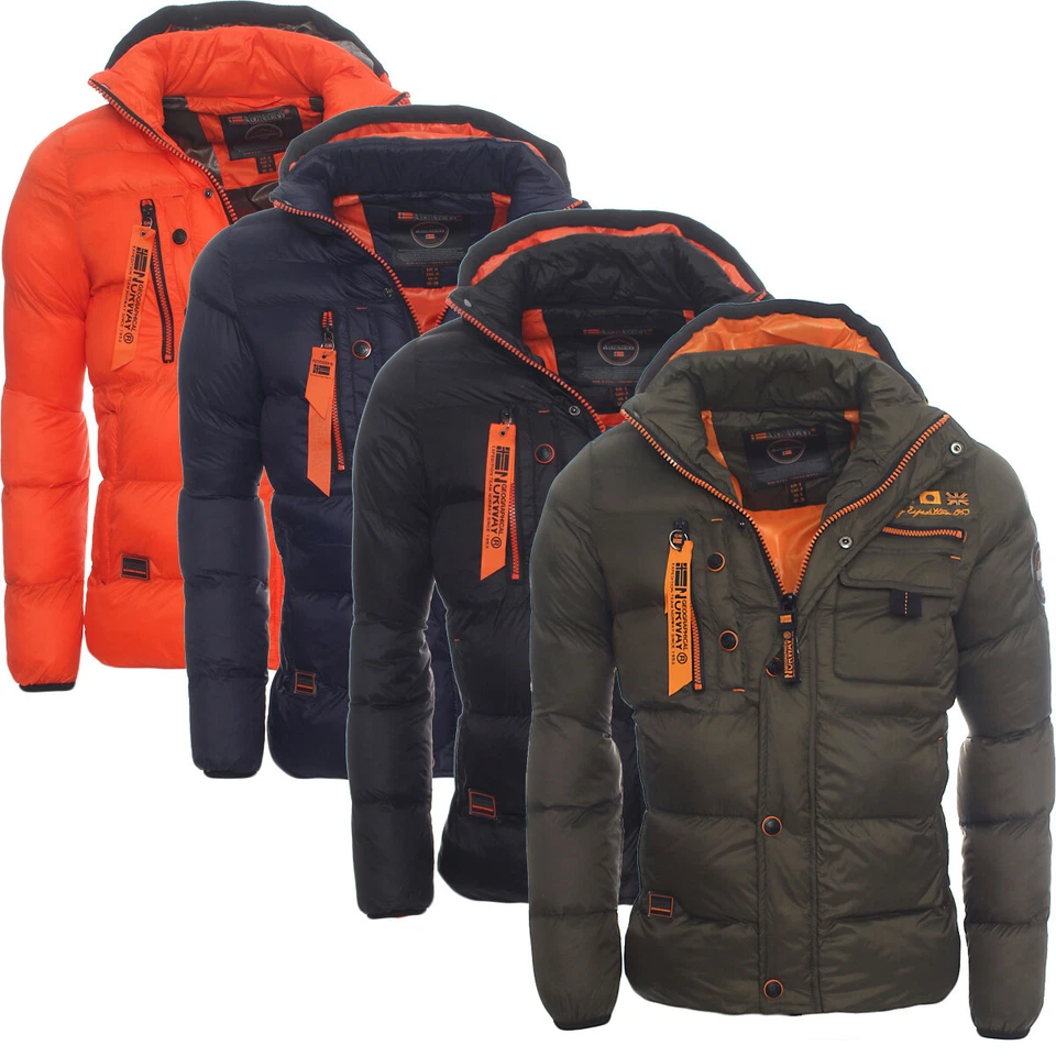 Geographical Norway warme gefütterte Herren Winterjacke Winter Outdoor Jacke WOW - Bild 1 von 1
