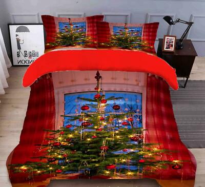 3D Dekorativer Baum C149 Weihnachten Steppdecke Bettbezug Christmas Bett Zoe