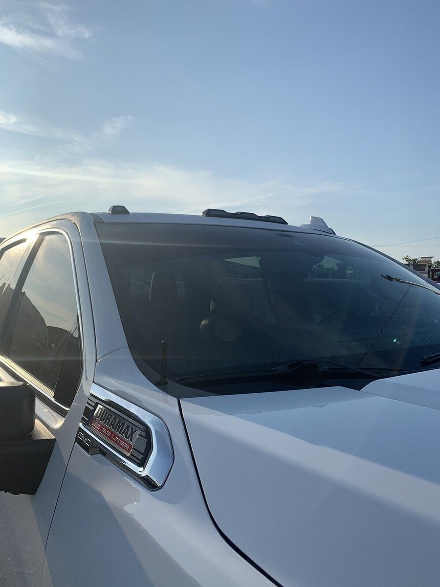 4 Inch  Short Black Aluminum Antenna Mast AM/FM For GMC SIERRA 2006-2025 New - Foto 4