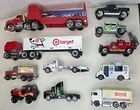 11 Vintage RARE Hot Wheels Matchbox Lot Semi Cargo Truck Trailer Jeep Van Mix
