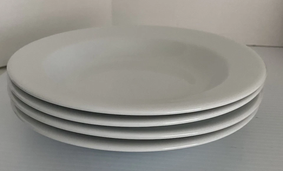 Juego de 4 cuencos de sopa/pasta CLÁSICO BLANCO todos los días de 9" Polonia NHH-719 Foto 4 de 4