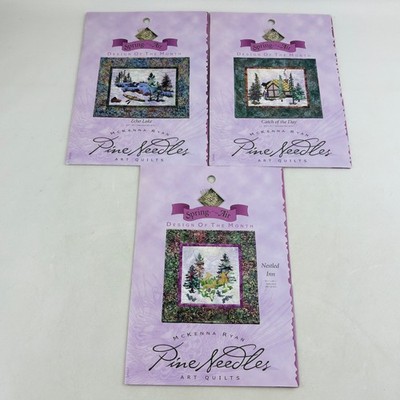 McKenna Ryan Spring Is In The Air Quilt Block Patterns Lot of 3 Designs 6-8