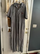 Vintage Dickies Men's Gray Jumpsuit Coveralls Size XL Regular
