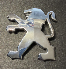 Peugeot Vintage Car Badge Emblem 9637180280 78 X 73 Mm