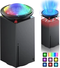 UFO Cooling Fan for Xbox Series X with 11 RGB Lights, Auto System... 