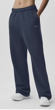 Authentic NWT Alo Accolade Straight Leg Sweatpants Navy XL