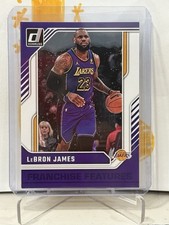 LeBron James- 2024-25 Panini Donruss Winter- Franchise Features Blue /75 #15
