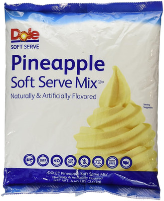 Pineapple Soft Serve Mix 4.4Lb Lactose Free Dairy Free Vegan Dessert Powder