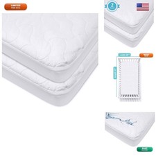 American Baby Company 2 Pack Waterproof Crib Mattress Protector 52" x 28"