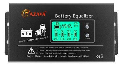Battery charge balancer Mazava HX02 for 4 batteries with voltmeter equalizer
