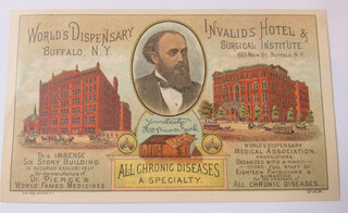 Trade Card World's Dispensary Buffalo New York