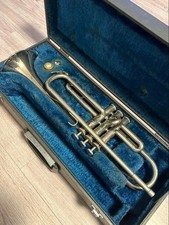 YAMAHA YTR-135 Trumpet Silver Color with Hard Case Used Good Japan