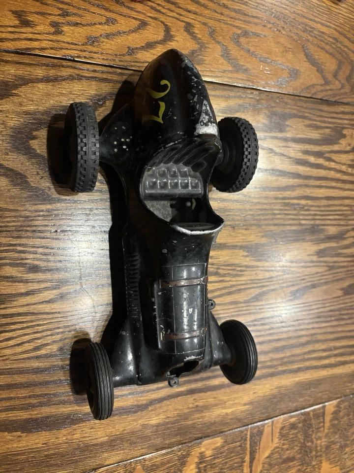 vintage roy cox thimble drome tether car - Image 3 of 4