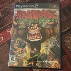 Rampage: Total Destruction PS2 Complete Manual Midway Action 2006