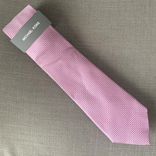 Michael Kors Men's Neck Tie Dorset Mini Lavender Silk Blend MSRP 69.50