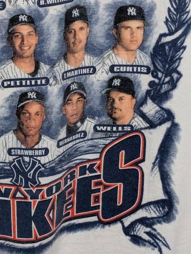 Vintage Starter Large Shirt 1998 New York Yankees World Series Champions - Picture 11 of 12