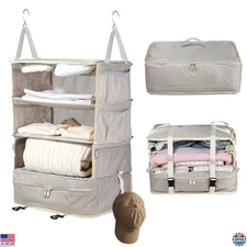 Bukere X-Large Hanging Packing Cube - Portable Travel Organizer Bag for Luggage