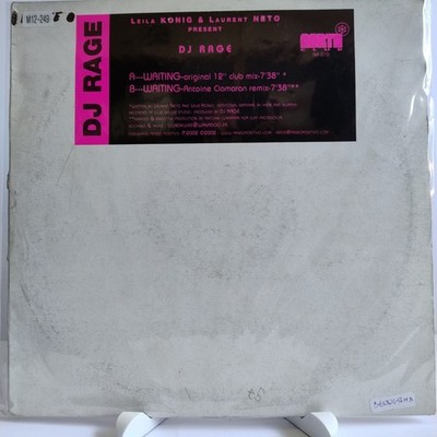 Leila Konig & Laurent Neto Present DJ Rage   Waiting, 12'' Vinyl (G-/G-), M12-249