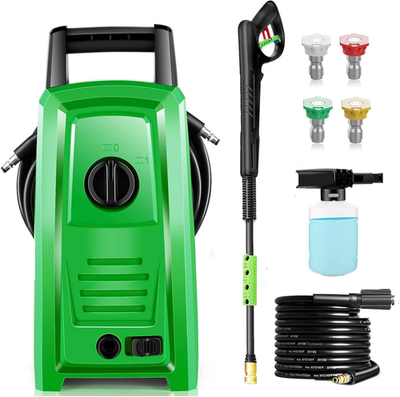 #ad 4500PSI Portable Electric Power Washer with 20FT Hose amp; 4 Nozzles Deep Green $183.99