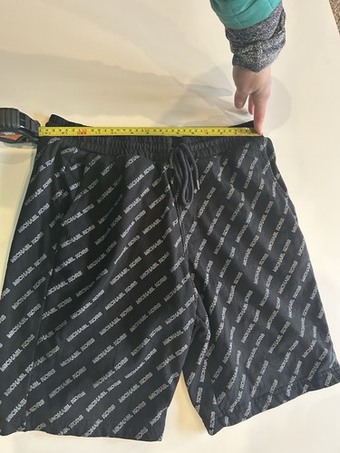 Pantaloncini lounge Michael KORS neri taglia small usati in ottime condizioni logo Spellout - Foto 7 di 10