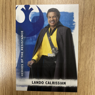 Star Wars Rise Of Skywalker: Heroes Of The Resistance Insert Card HR-9 Lando
