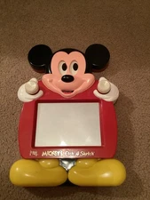 Vintage 1991 Ohio Art Disney Mickey Mouse Etch A Sketch with Moving Eyes