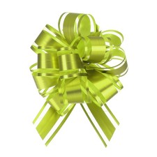 10pcs 4 Inch Large Big Pull Bow Gift Wrapping Ribbon for Presents, Grass Green