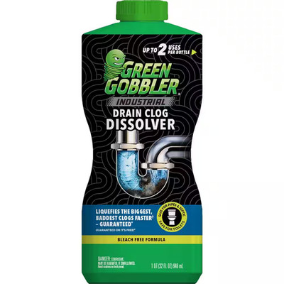 32 Oz. Industrial Gel Hair and Grease Clog Dissolver Drain Cleaner