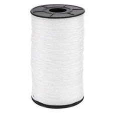 Polyester Macrame Cord 3mm x 131 Yards Crochet Braided Rope Yarn White