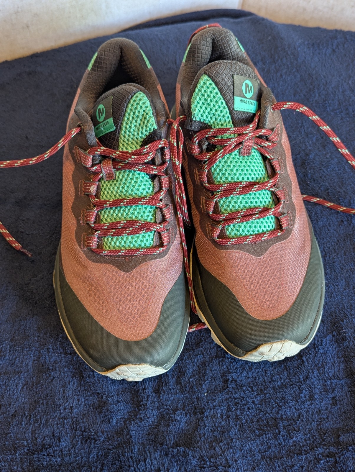 Scarpe da ginnastica Merrell Moab Speed taglia 8 donna marrone nero