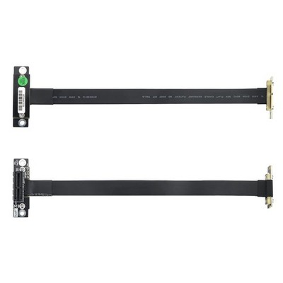 PCIe 3.0 Riser Kabel x1 auf x1, M auf F, 90°, 20cm - 2er Pack