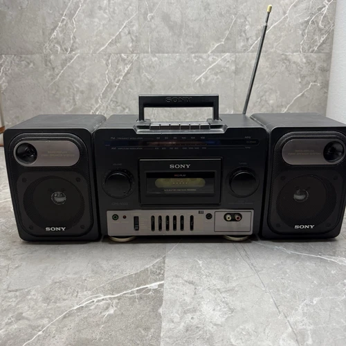 Vintage Sony CFS-1030 BOOMBOX Stereo *Radio Works/Tape Player Doesn't*