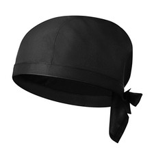 2pcs Chef Hats Adjustable Chef Caps Kitchen Restaurant Men Women Black Chef Hat