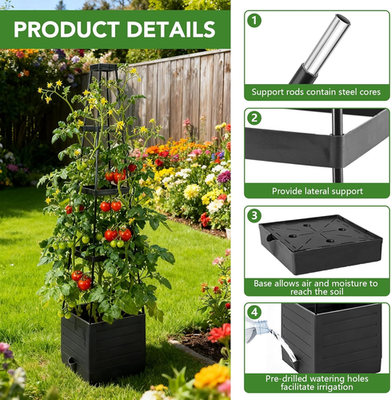 アントステラ　プランター 2-Pack Raised Garden Planter with Trellis, 57