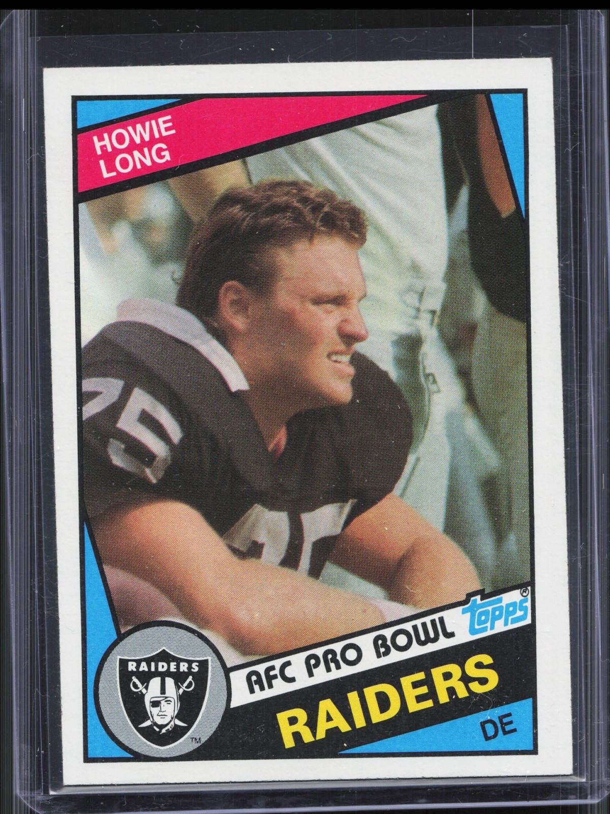 1984 Topps Football Howie Long #111 Rookie RC Oakland Raiders 