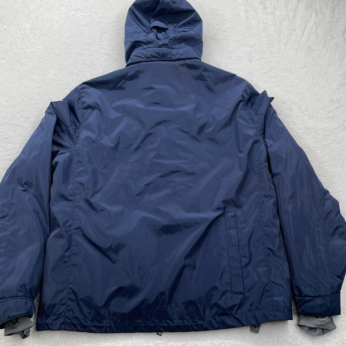 Men's Prada Sport Winter Jacket Size 50 Navy Blue Nylon