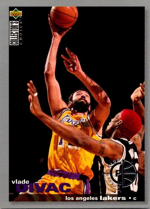 Vlade Divac 1995-96 Upper Deck Collector's Choice #47 Los Angeles Lakers