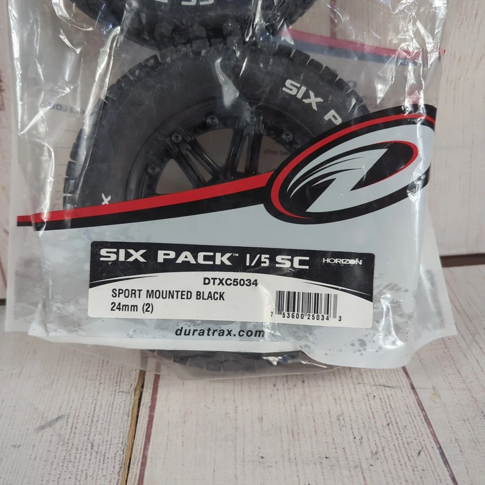 NEW - Duratrax Bandito 1/5 SC Sport Tire 2PC Large Scale 24mm 5IVE Offroad Truck - Image 3 of 4