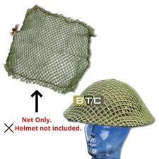 Steel Helmet Nets, Australian/US WW2 Jungle Green - Original GI Unissued