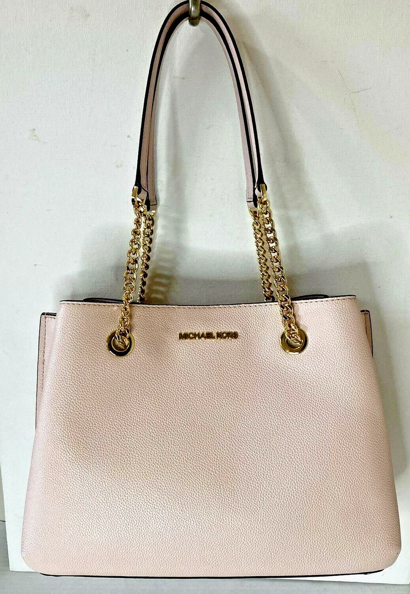 New Michael Kors Teagan Large Long Drop Satchel Pebble Leather Bag