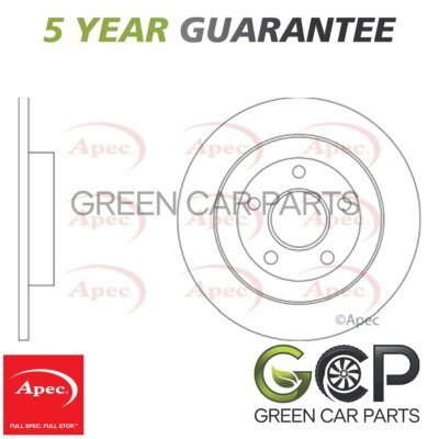 Apec Rear Brake Disc Fits Honda Civic 2017- 2.0 42510TGHA00