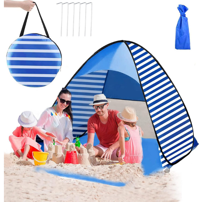 Outdoor Foldable Beach Tent Portable Sun' Shade Shelter Pool for Kids