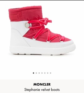 moncler pink boots
