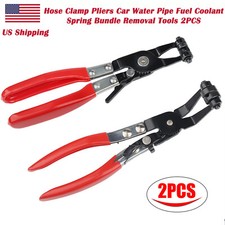 2x Hose Clamp Pliers Car Water Pipe Fuel Coolant Spring Bundle Removal Tools Us 2x Hose Clamp Pliers Car Water Pipe Fuel Coolant Spring Bundle Removal Tools Us