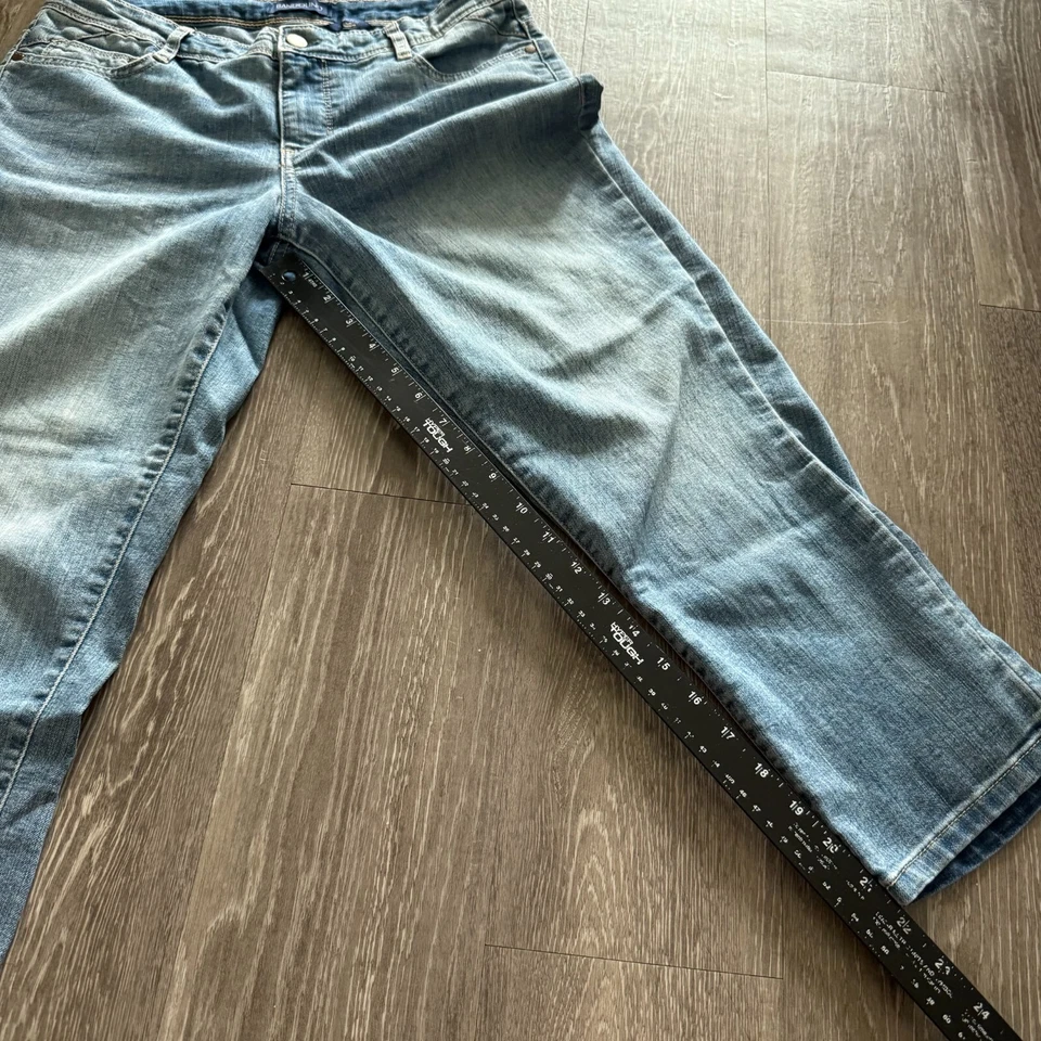 Bandolino Y2K Denim Womens Capri Pants - Size 4 Seline - Image 4 of 4