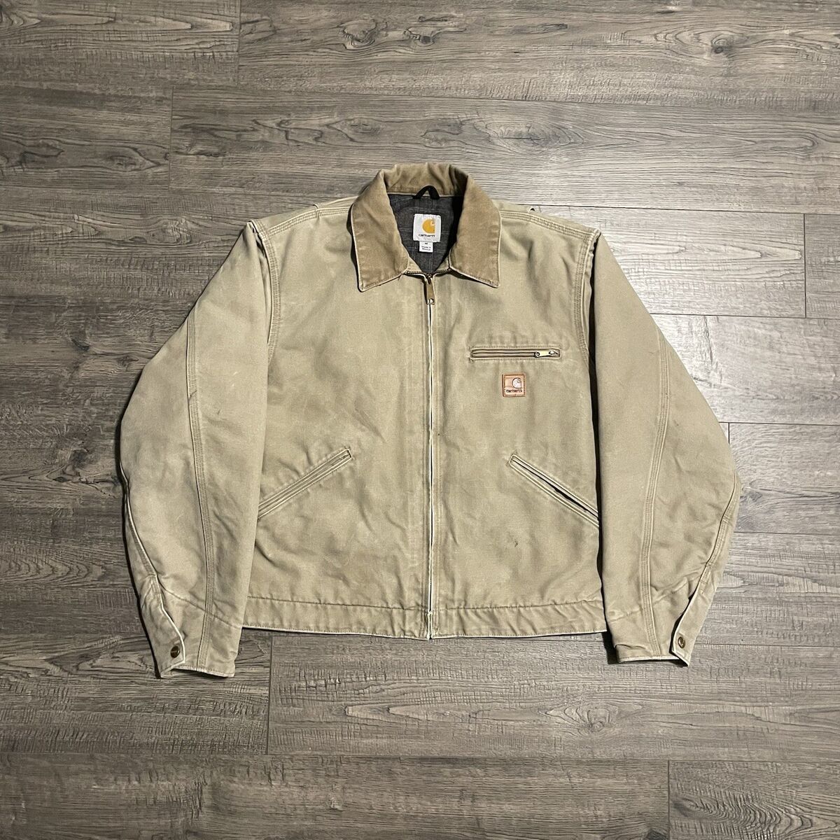 Vintage Carhartt J97 266 Cottonwood Detroit Beige Jacket Vintage Carhartt J97 266 Cottonwood Detroit Beige Jacket