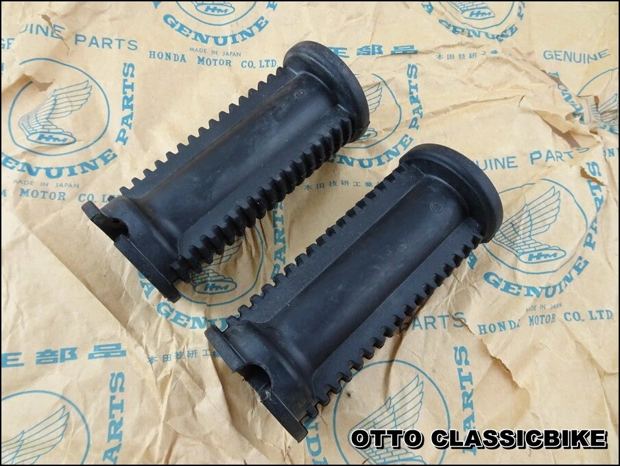 HONDA C100 CA100 C102 CA102 C105 C105T CM90 CM91 estriba reposapiés goma un par Foto 4 de 4