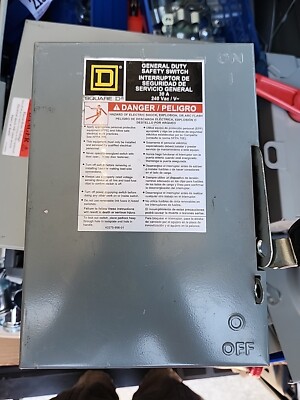 Square D  D221NRB General Duty Safety Switch 30A 120/240V  