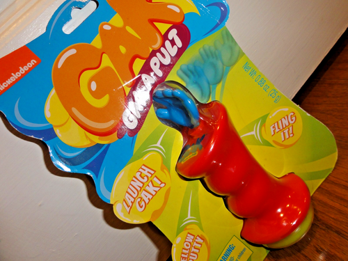Nickelodeon Gak "Gak-A-Pult" Toy, Yellow - NSI, 2018 - Sealed - Picture 2 of 9